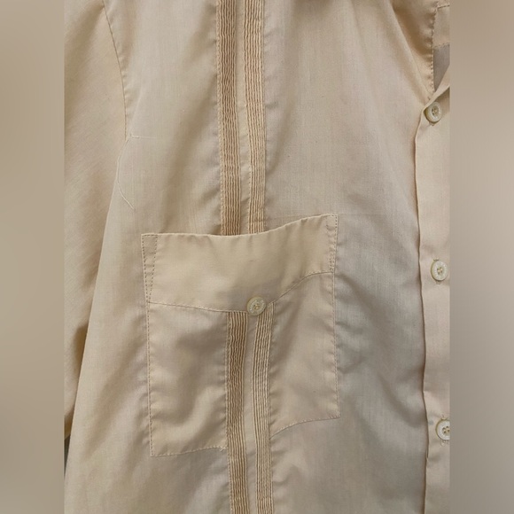 D’ACCORD AUTHENTIC CUBAN GUAYABERA SHIRT - Picture 2 of 8